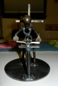 This was a gift from my good friend, Connie Hansen, whose parents really believed in me and helped me in college! It's a skinny :) woman preacher!