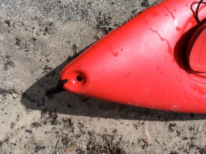 Where the stopper should be.