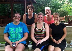 The five us running!