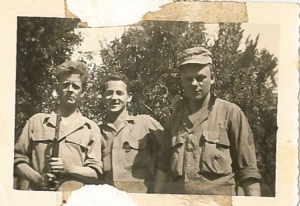 My dad is on the left, Ollie is on the right! My dad has a lot of pictures from the time he served.