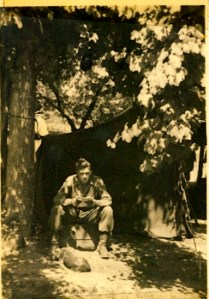 This is my favorite picture. A soldier reading a letter from home.