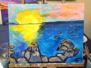 My painting from class