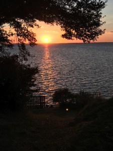 Sunset in the Sound. We serve such an amazing, creative God!