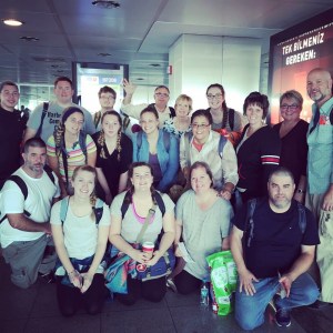 Our team on the way home. 